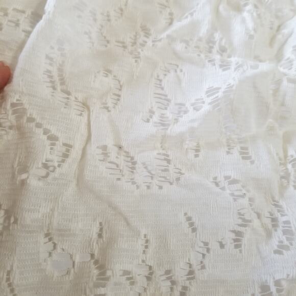 Seven and one half yards vintage cream lace twelve inches wi - Picture 3 of 7